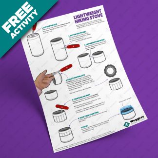 Lightweight homemade hiking alcohol/meths stove trangia