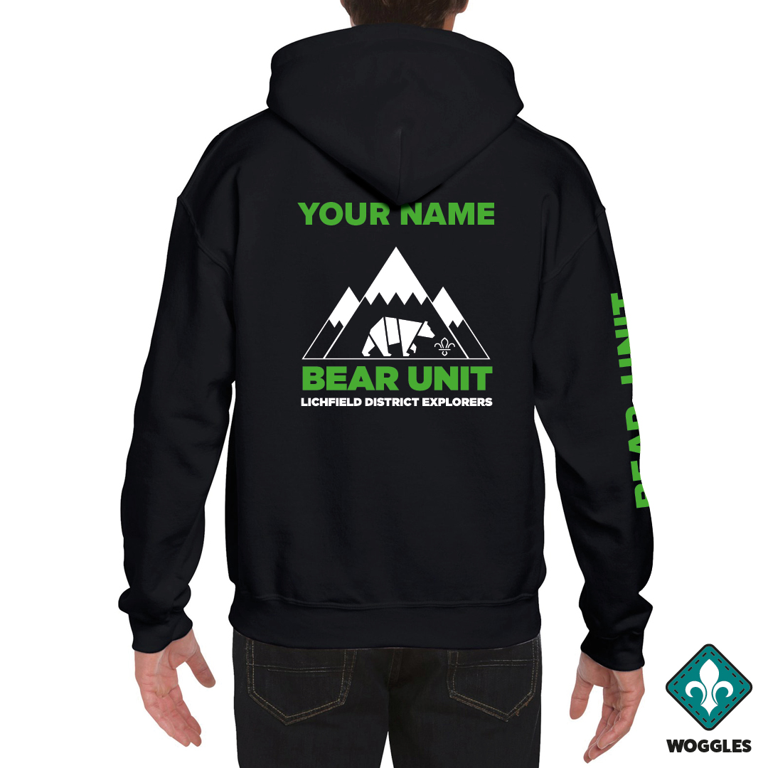 Lichfield District Explorers Hoody - Bear Back